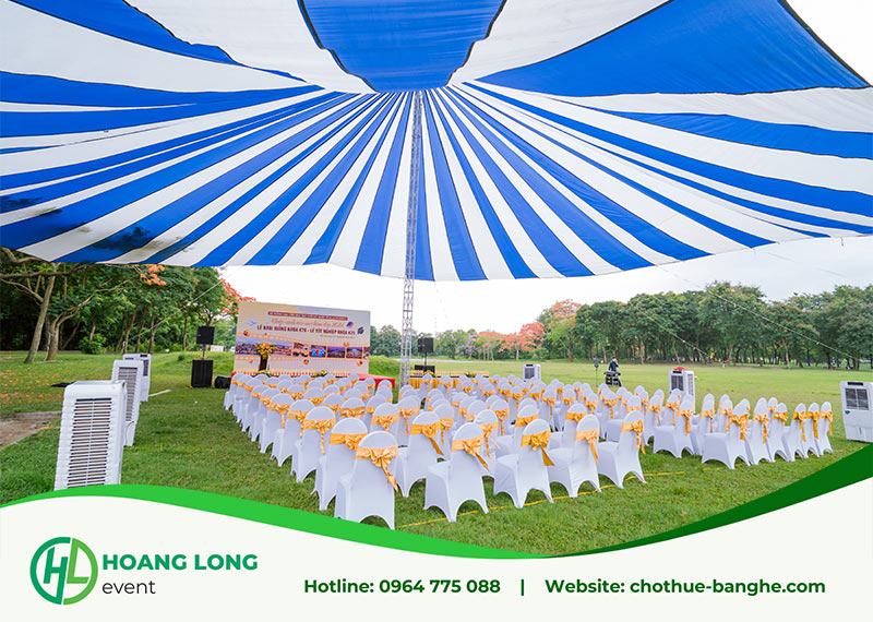 bảng giá cho thuê bàn ghế ngoài trời